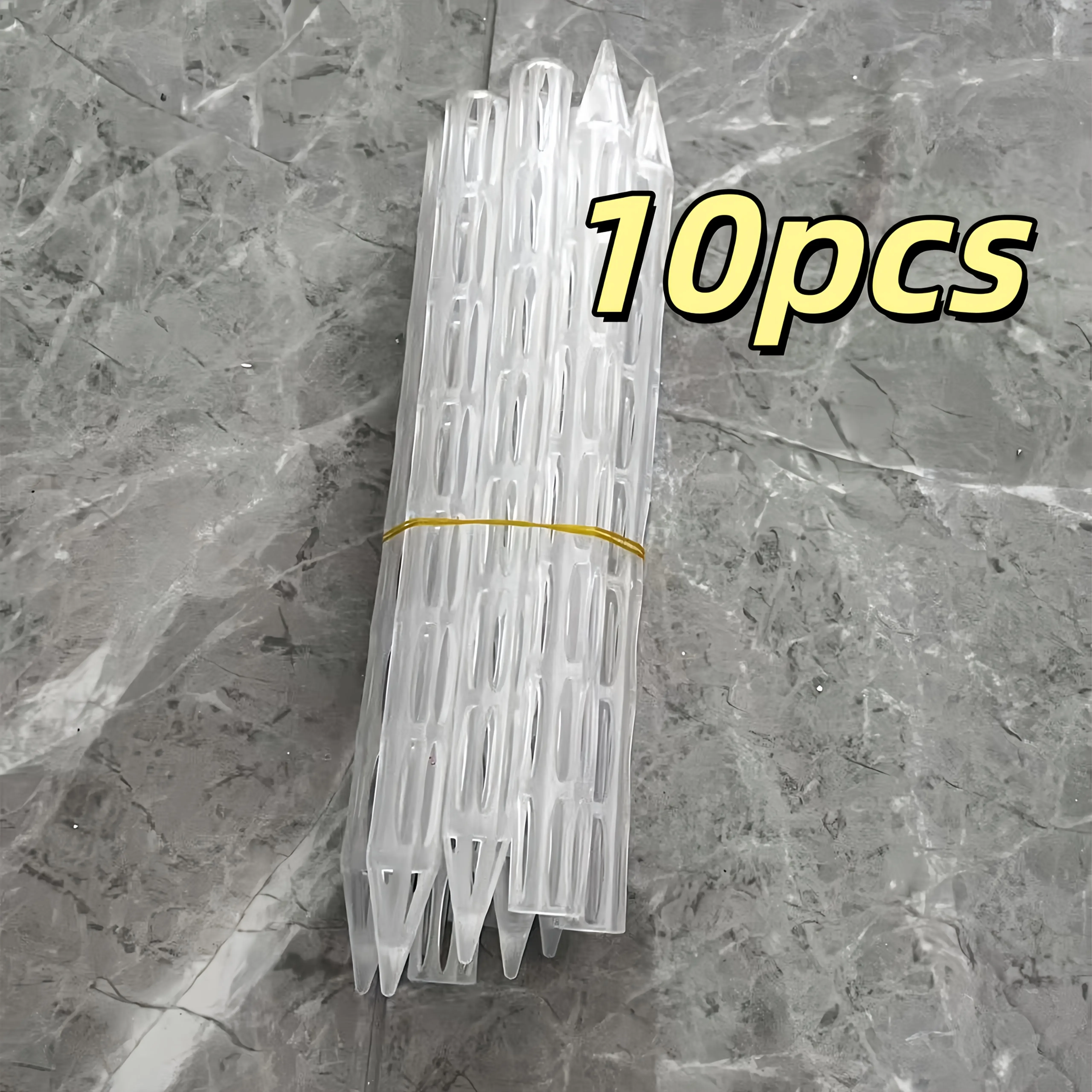 10pcs Set of Transparent Plastic Soil Air Circulation Tubes for Plants - Lightweight And Durable Plant Root Ventilation Tubes