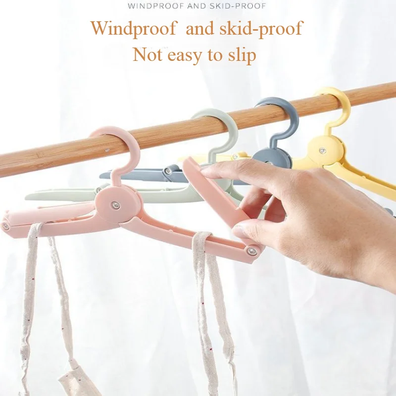 Travel Mini Portable Travel Hangers Dormitory Multi-functional Hangers Folding Storage Device Organizador De Ropa