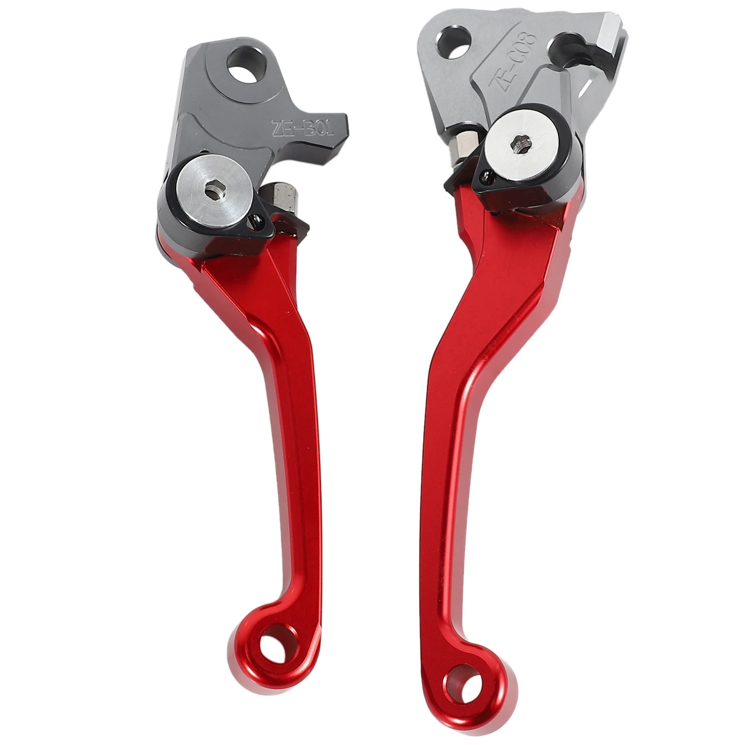 Motorcycle Brake Lever Handle CNC Clutch Brake Lever Handle Red for Yamaha YZ125 YZ250 YZ250F YZ426F