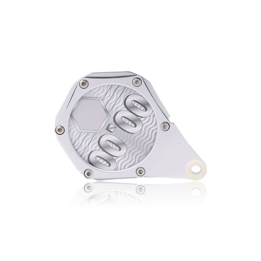 Porte-étiquette De Moto étanche Réutilisable - Support Rond En Acier Inox, Dimensions 11,2x8,7 Cm - 5
