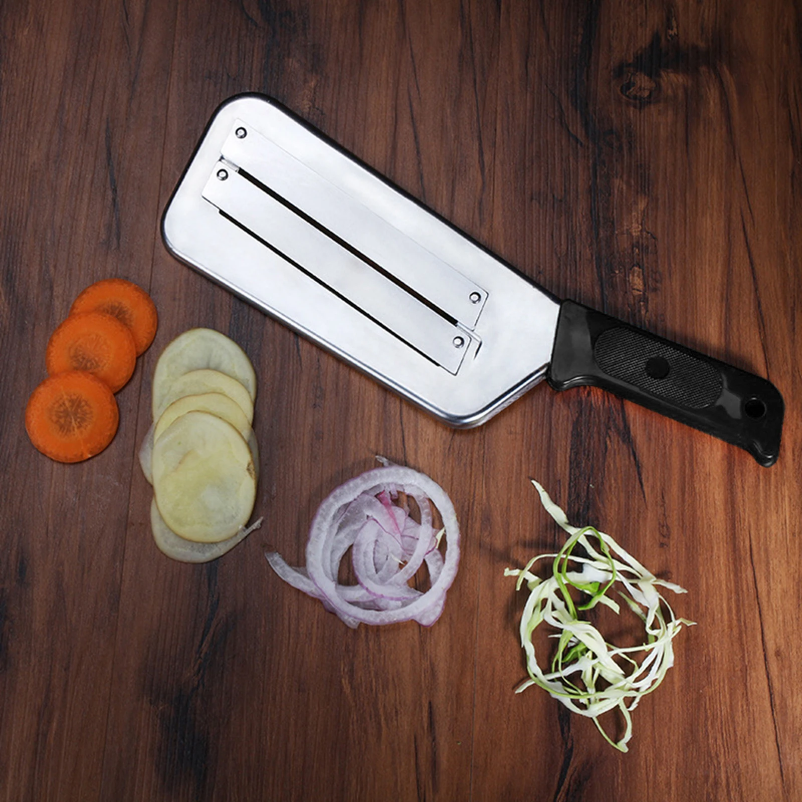 Metal Vegetable Slicer Stainless Steel Chopper Hand Held for Cabbage Tomato Vegetable  Chopper Stainless Steel Manual