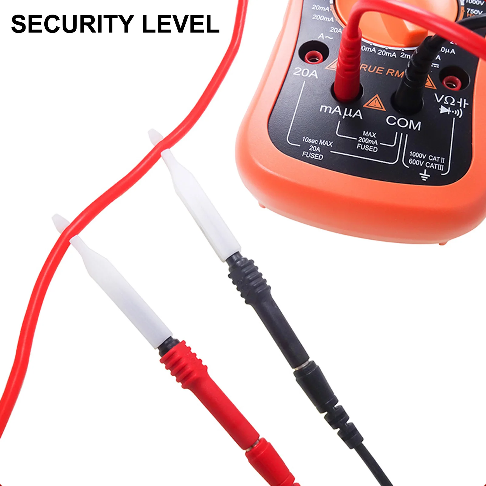 2pcs Car Multi-meter Test Probe Pins Stainless Steel Insulation Wire Piercing Needle Tip for Socket Plug