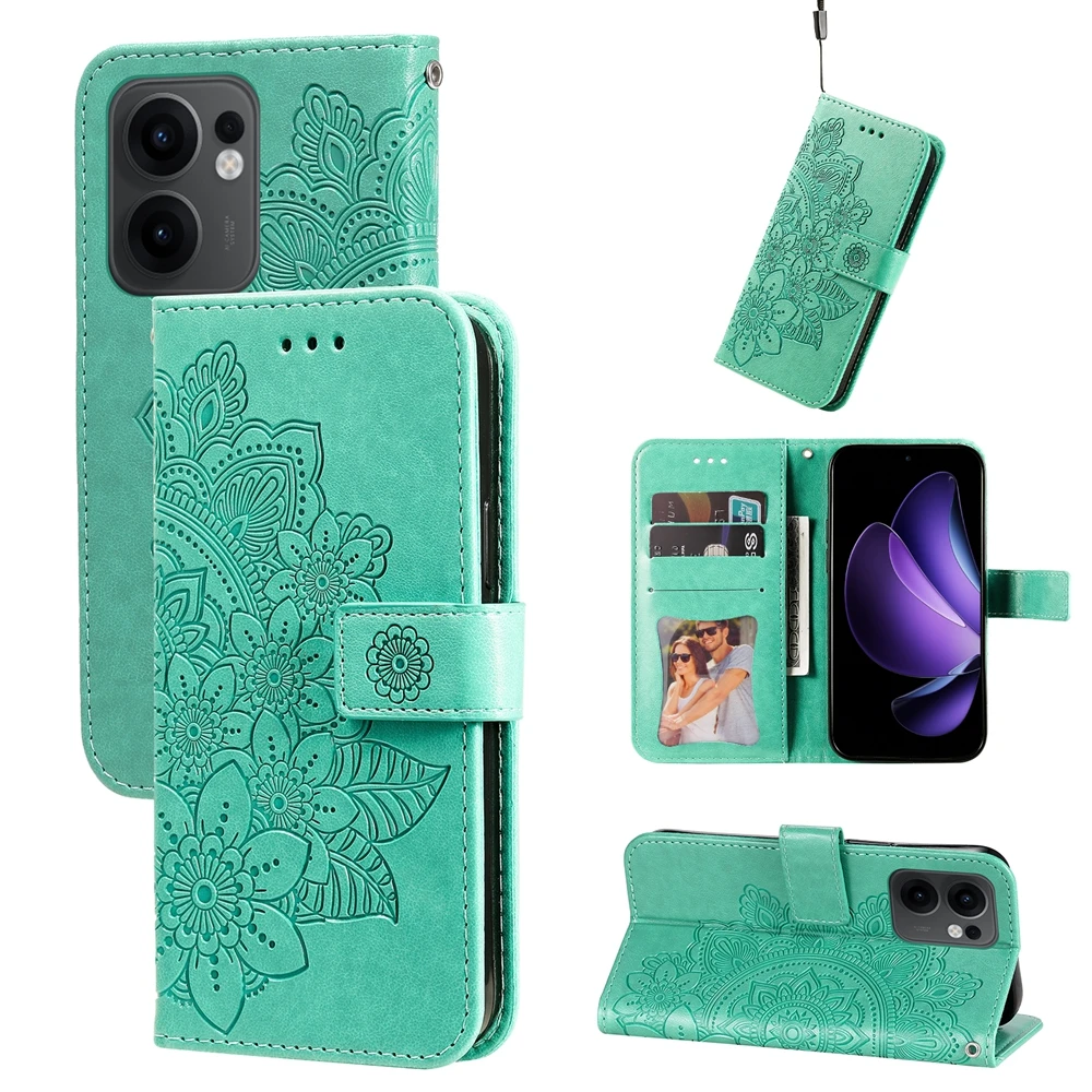 3D Blumen Magnetische Leder-Brieftaschenhülle für Samsung Galaxy A57 A37 A07 A06 A05S A15 A16 A17 A23 A24 A25 A26 A35 A55 Handyhülle – Detail 20