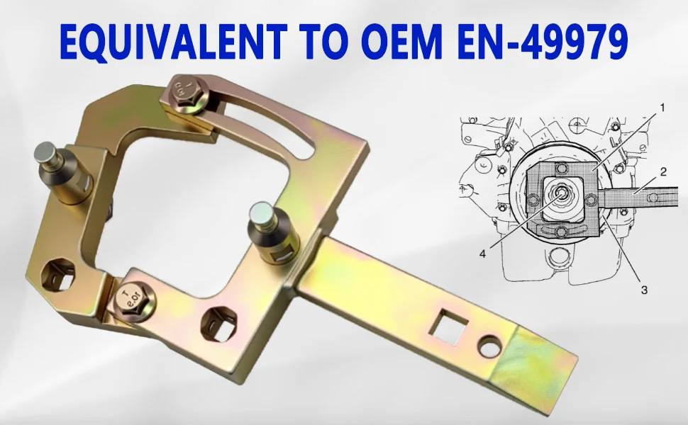 EN-49979 Kurbelwellen-Riemenscheiben-Werkzeug für LUJ-Motoren, Passend für 2018 Buick 1.2 Kurbelwellen-Riemenscheiben-Werkzeug – Detail 3