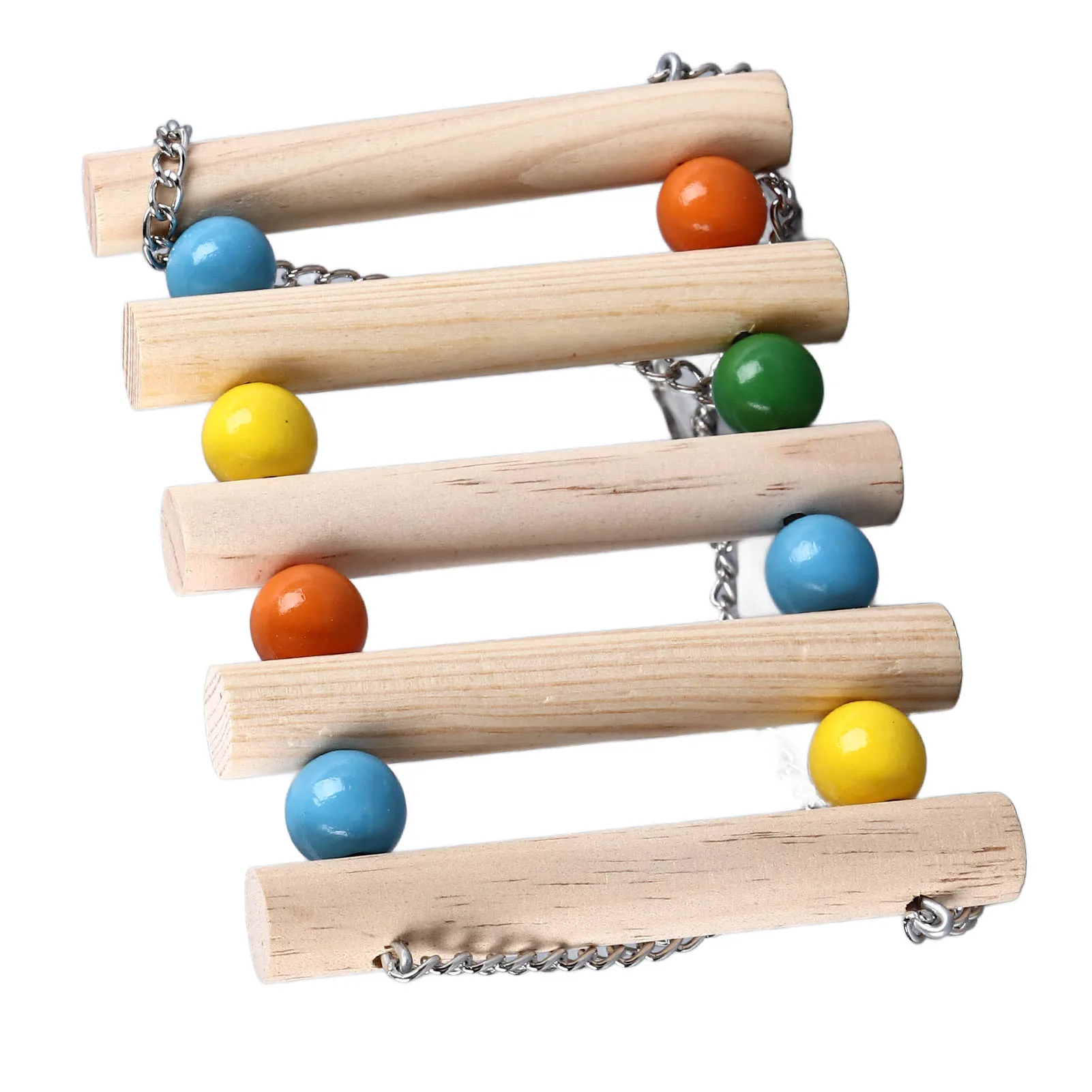 Multifunctional Wooden Swing Ladder for Hamster, Hanging Bridge, Swing Stand, Parrot, Small Bird, Guinea Pig