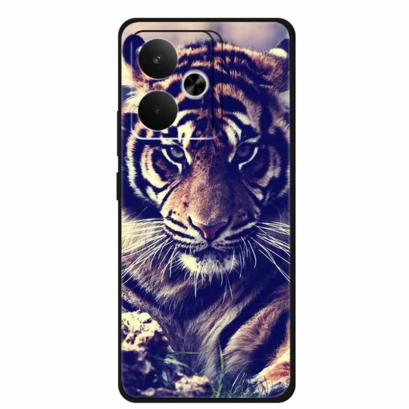 Sleek Black Silicone Soft Back Phone Case Cover