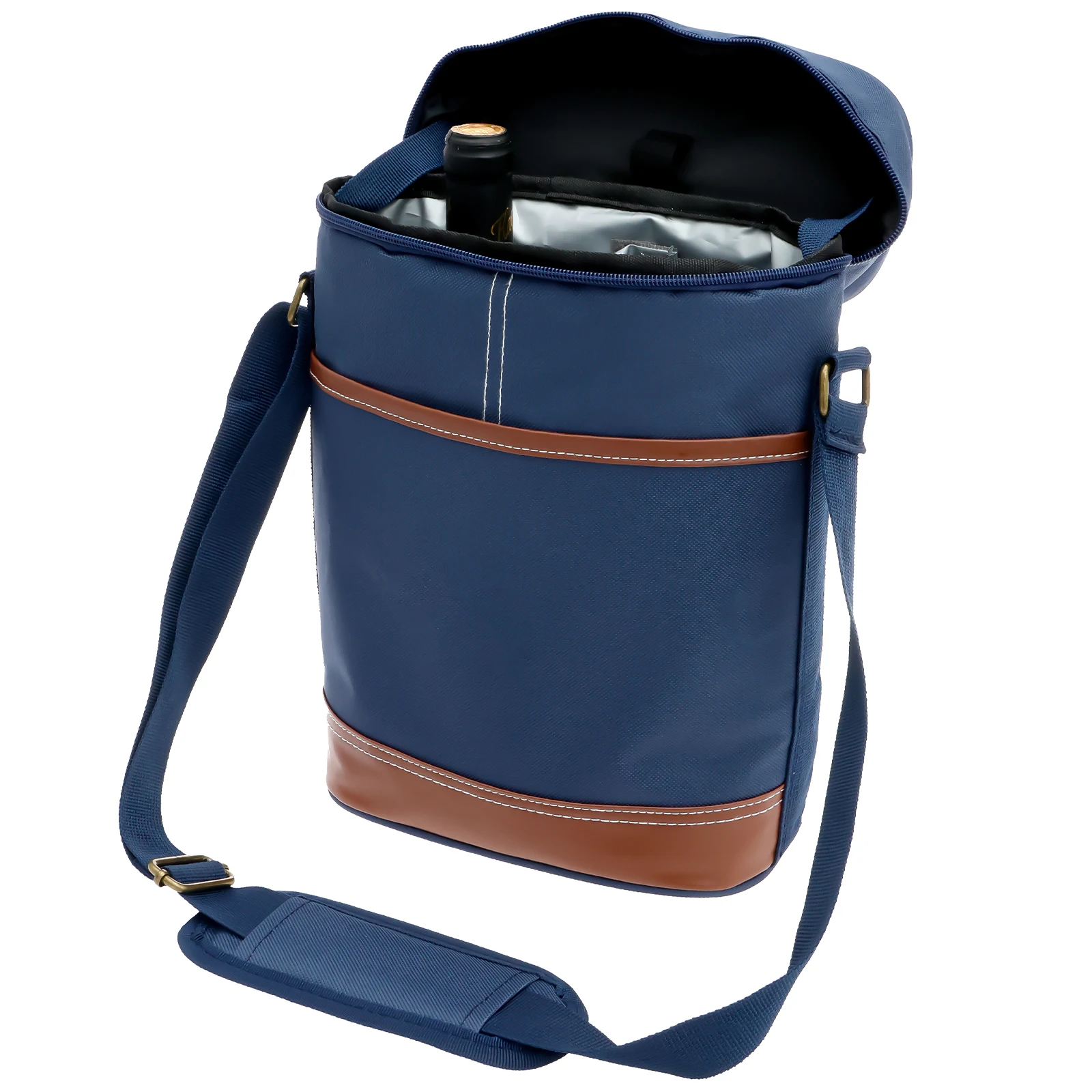 Wine Cooler Bucket Wine Bag Cooler Holder Champagne Beer Chiller Ice Bag Leakproof Insulated Carrier for Travel Beac