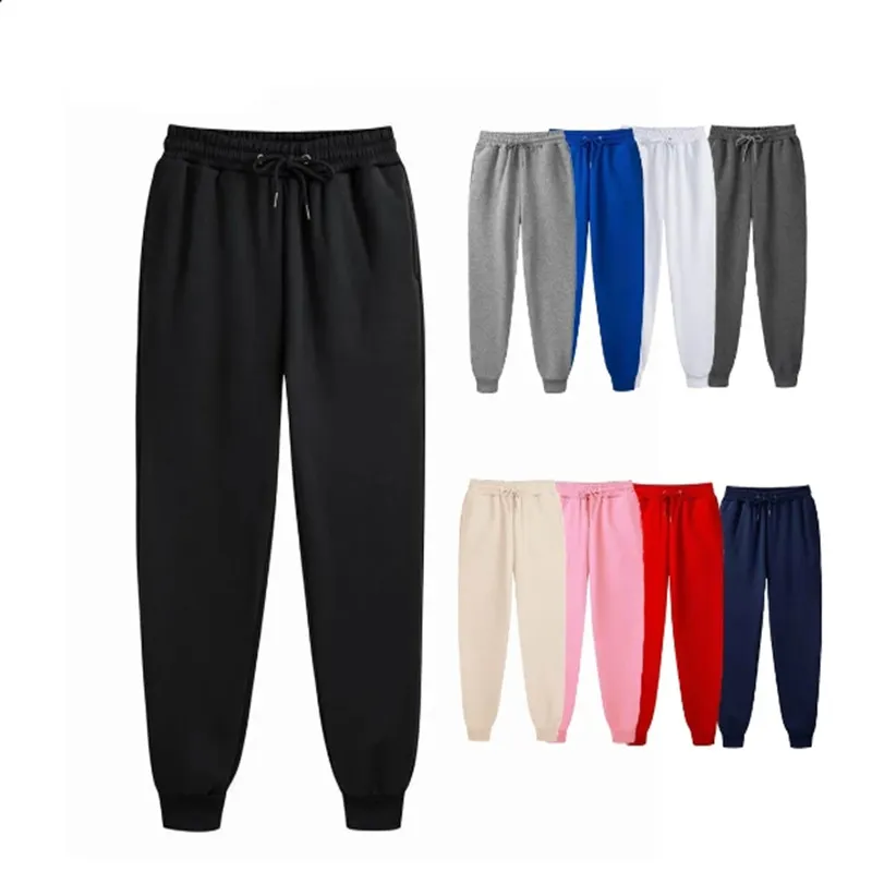 Running Pants Men's Casual Sweatpants Running Sports Pants Workout Gym Jogging Long Pants Women Loose Drawstring Trousers 15 Colors