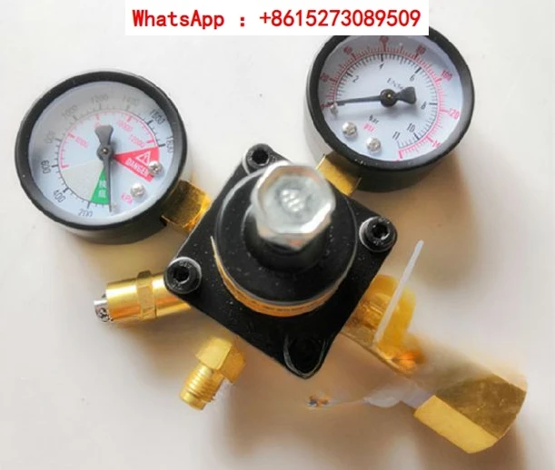 Manometro Ad Alta Pressione Della Bombola Del Gas Della Macchina Del Coke, Valvola Di Riduzione Della Pressione, Manometro Della Bombola Del Gas Di An