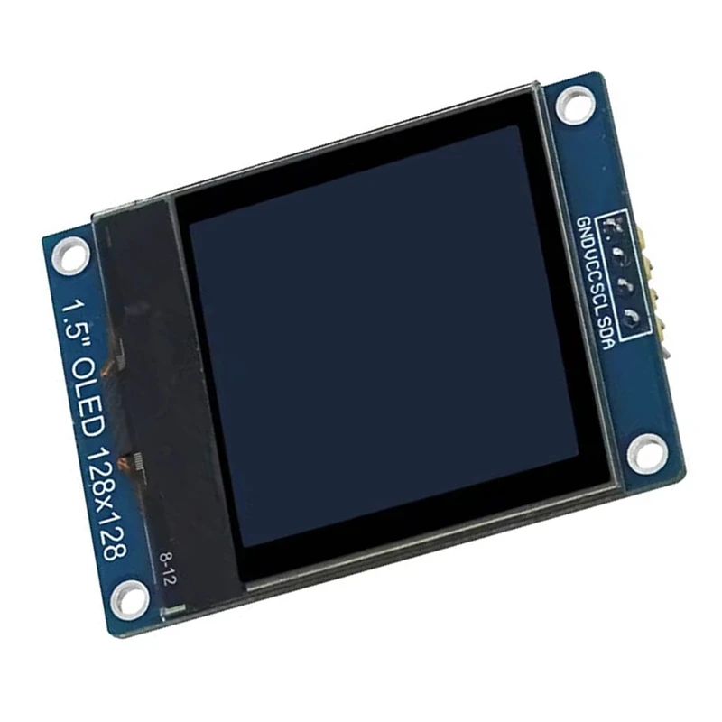 1.5 Inch 4PIN OLED Module Display Screen SH1107 Drive IC 128X128 IIC I2C Interface For 51 STM32 P22101 P22102
