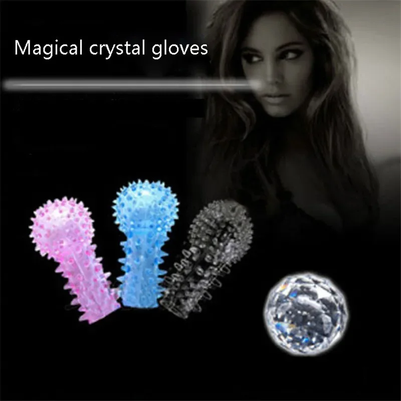 Soft Rubber Flirting Gloves Clit G-Spot Stimulator Sex Toys for Couples