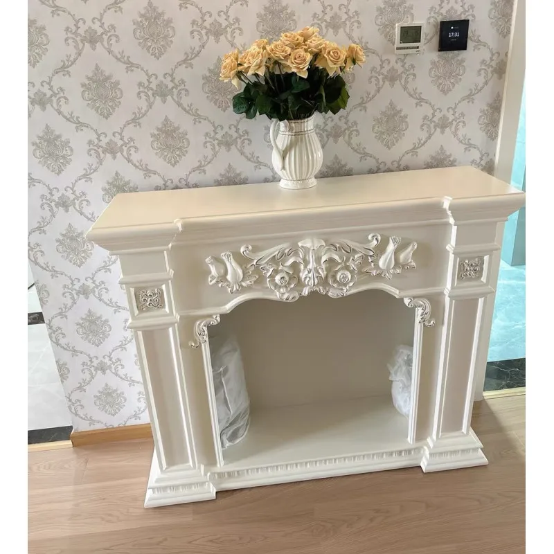 1,2M French Style Freestanding Decor Electric Fireplaces Mantels Indoor