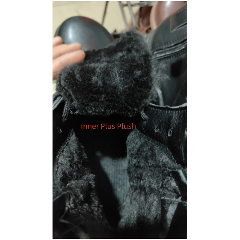 Hot Sale Women  Boots 2023 New Winter Popular Side Zipper PU Snow Boots Thicken Heel Vintage Waterproof  Ladies Boots