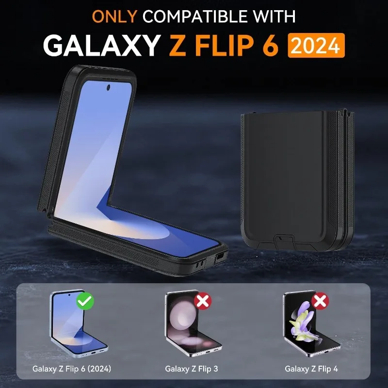 Durable Matte Heavy Duty Phone Case with Clip - Shockproof Military Grade Protection