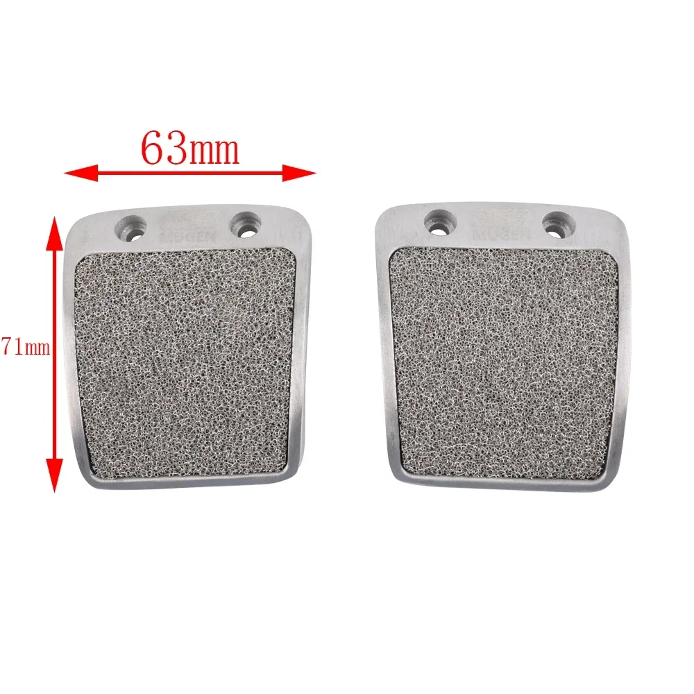 Racing Mugen Pedals Car Foot Rest Accelerator Footboard Throttle Brake Clutch Treadle Honda Accord Civic CRX Del Sol car pedals