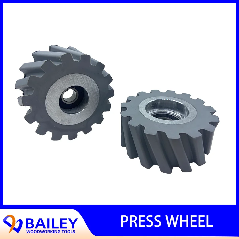 BAILEY 10PCS 65x10x28mm Press Wheel Rubber Roller High Quality For NANXING Edge Banding Machine Woodworking Tool Accessories bailey 1pc tracking trimming motor for kdt nanxing edge banding machine woodworking tool accessories