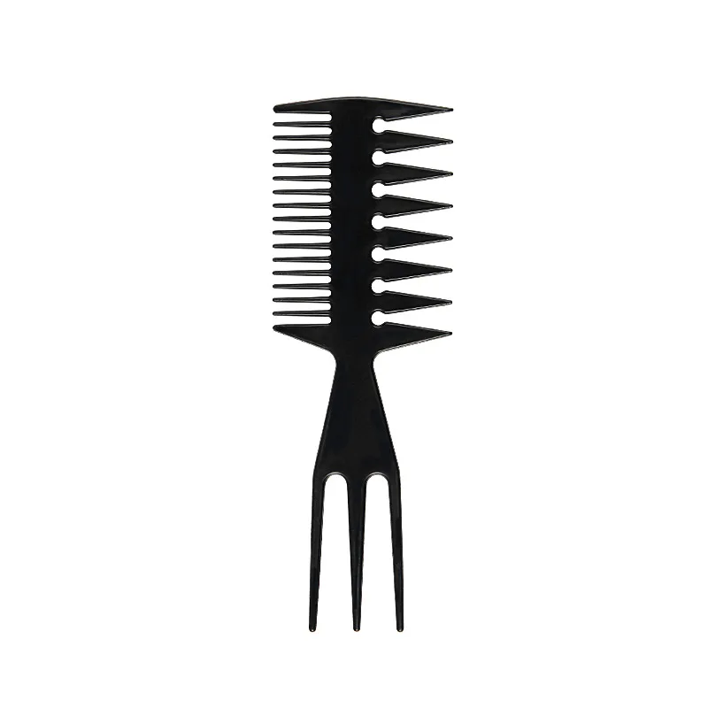 

Professional Double Side Tooth Combs Fish Bone Shape Hair Brush Barber Hair Dyeing Cutting Coloring Brush Man Hairstyling Tool