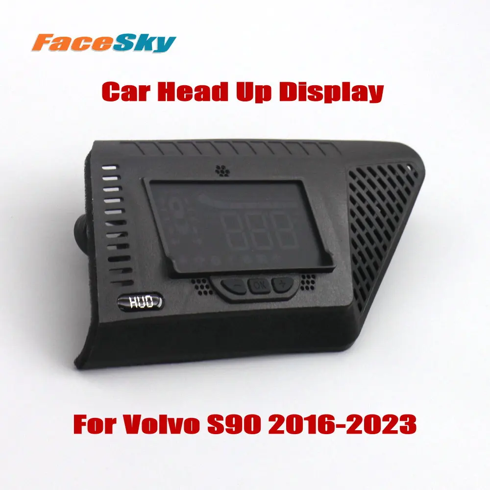 

FaceSky Car Head Up Display HUD For Volvo S90 2016-2023 Auto Electronic Accessories Front View Windshield Projector