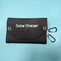 Panneau solaire pliable 5V USB étanche, chargeur de téléphone portable portable, batterie externe pour le camping en plein air, options 4 volets et 6 volets disponibles 4