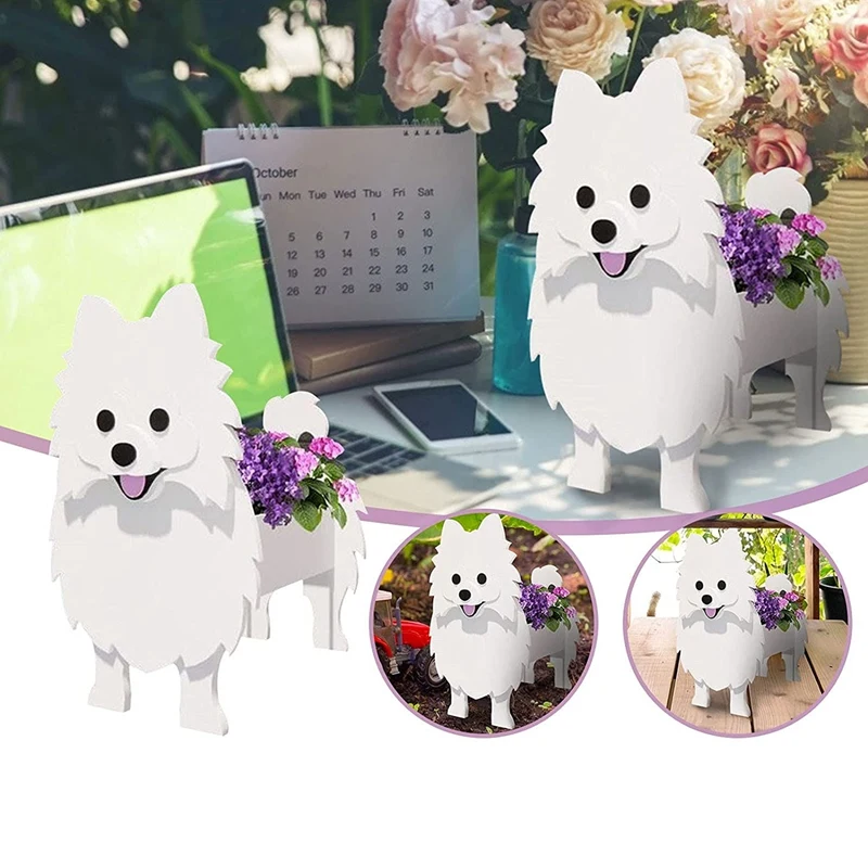 

Горшок в форме милой собаки с мультяшными животными, горшок, садовый декоративный горшок для суккулентов