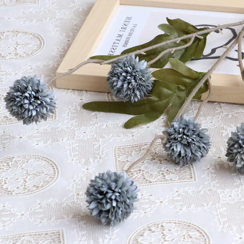 Lush Dandelion Artificial Flower Bouquet for Decor and Special Occasions
