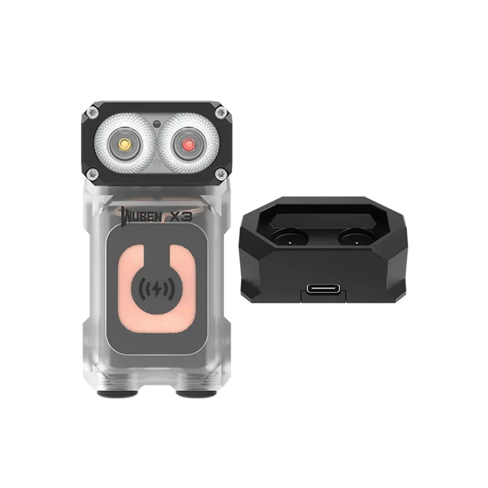 WUBEN X3 多機能 LED EDC 懐中電灯 700 ルーメンワイヤレス充電磁気