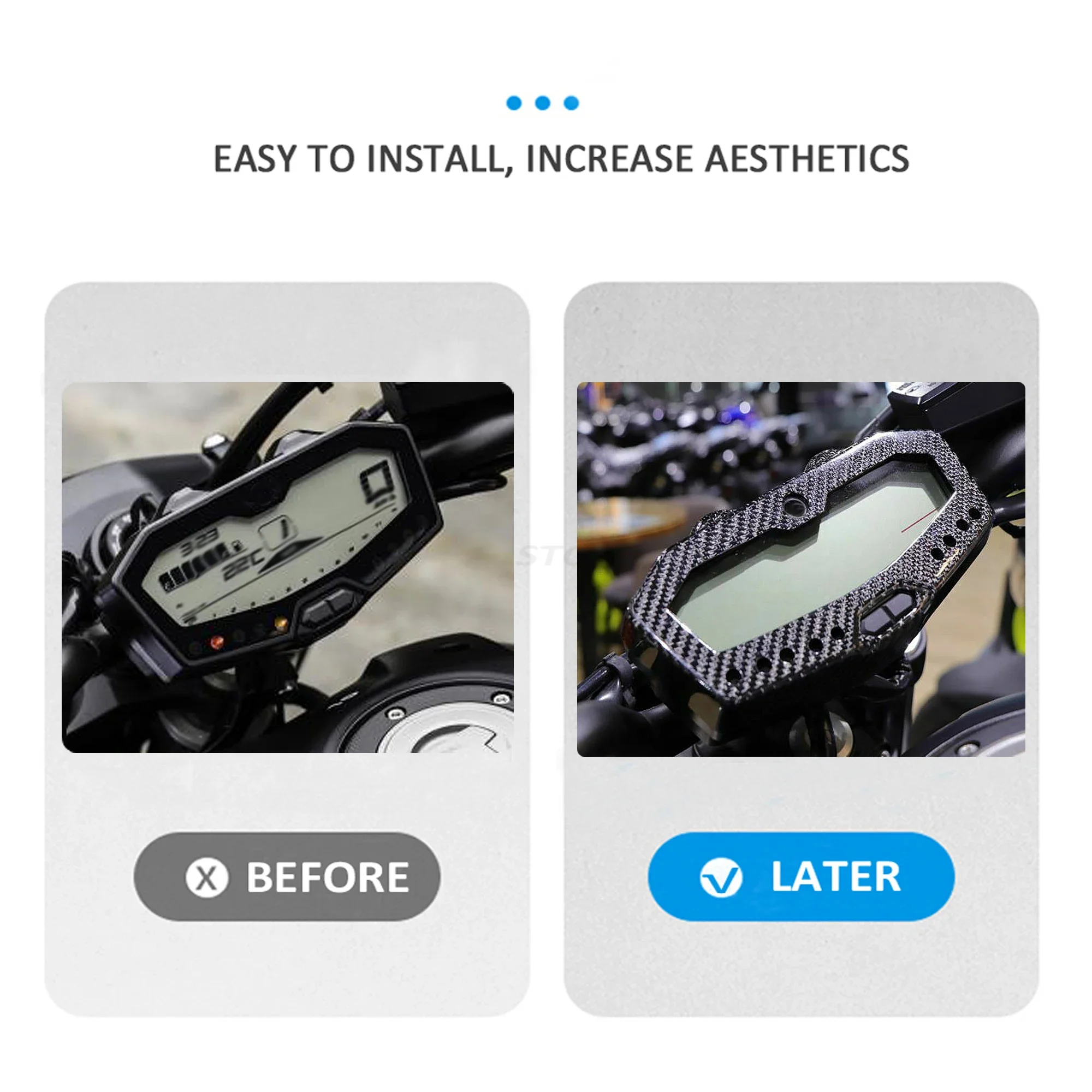 Yamaha MT-07 MT07 FZ-07 FZ MT 07 2014-2020 선 바이저 커버 계기판 스크린 차양 가드 보호 대시보드 트레이서 700