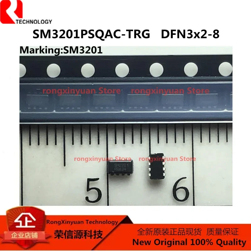 10pcs-lot-SM3201PSQAC-TRG-SM3201PSQAC-SM3201-DFN3x2-8-30V-7-9A-P ...