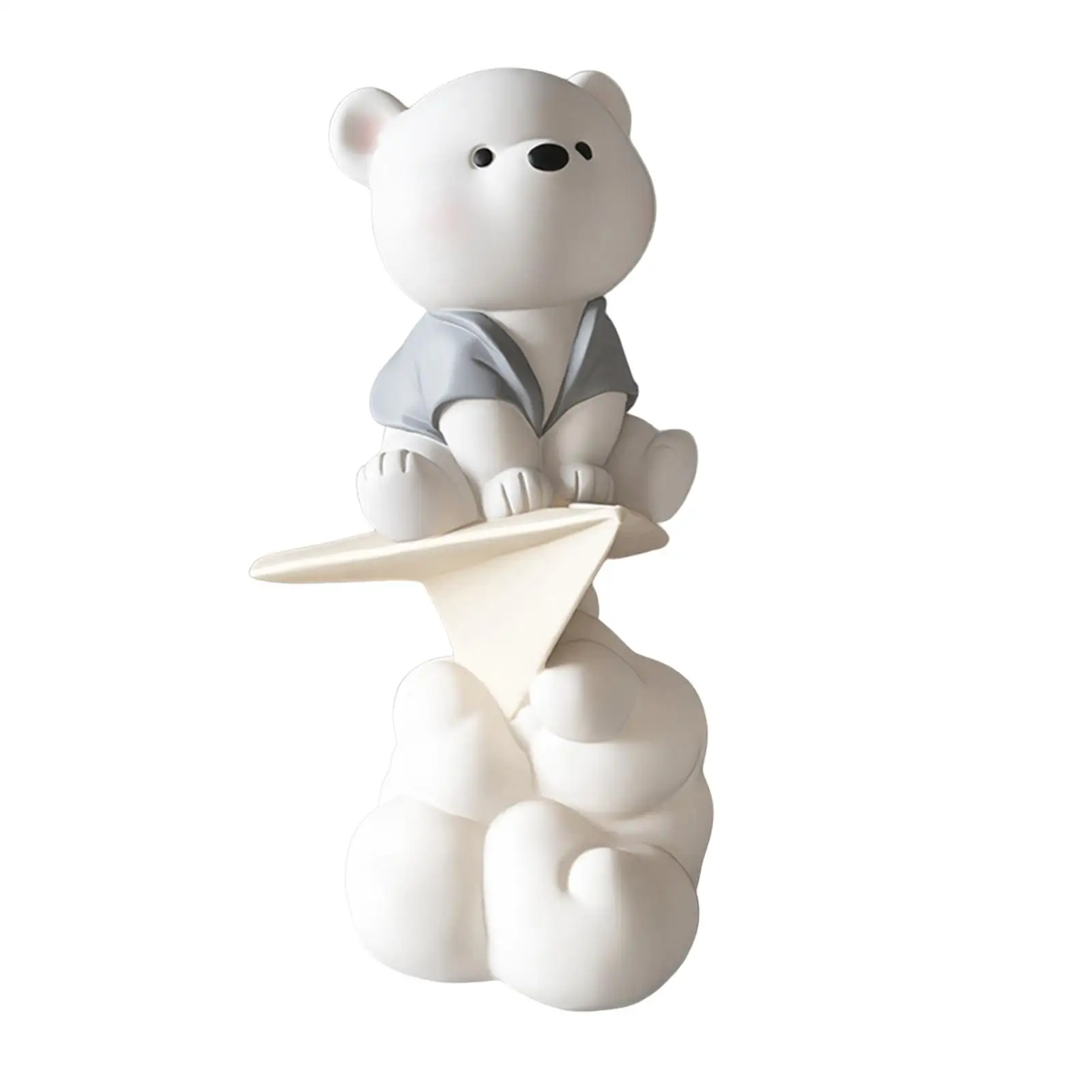 Adorable Bear Statue Ornament Table Versatile Collection Desktop Sculpture for Cabinets Bookshelf Entryway Bedroom Decoration Adorable Bear Statue Ornament Table Versatile Collection Desktop Sculpture for Cabinets Bookshelf Entryway Bedroom Decoration