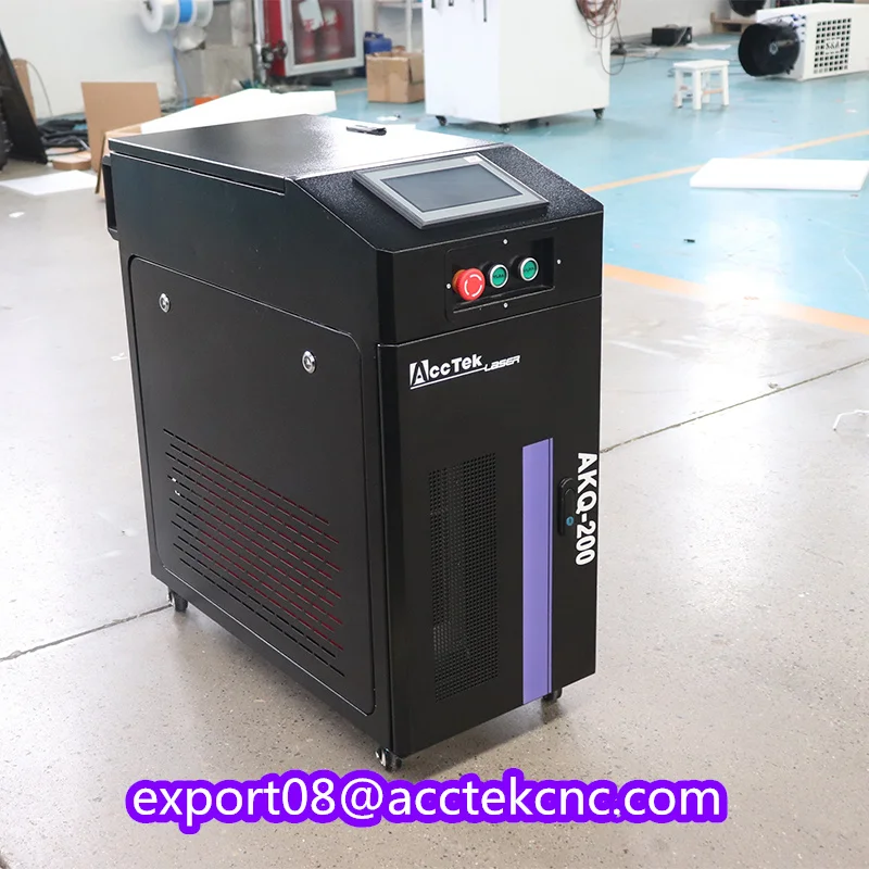 200W New Laser Cleaning Machine Pulse Laser Cleaner Machine for Wood Paint Removal for Sale 3