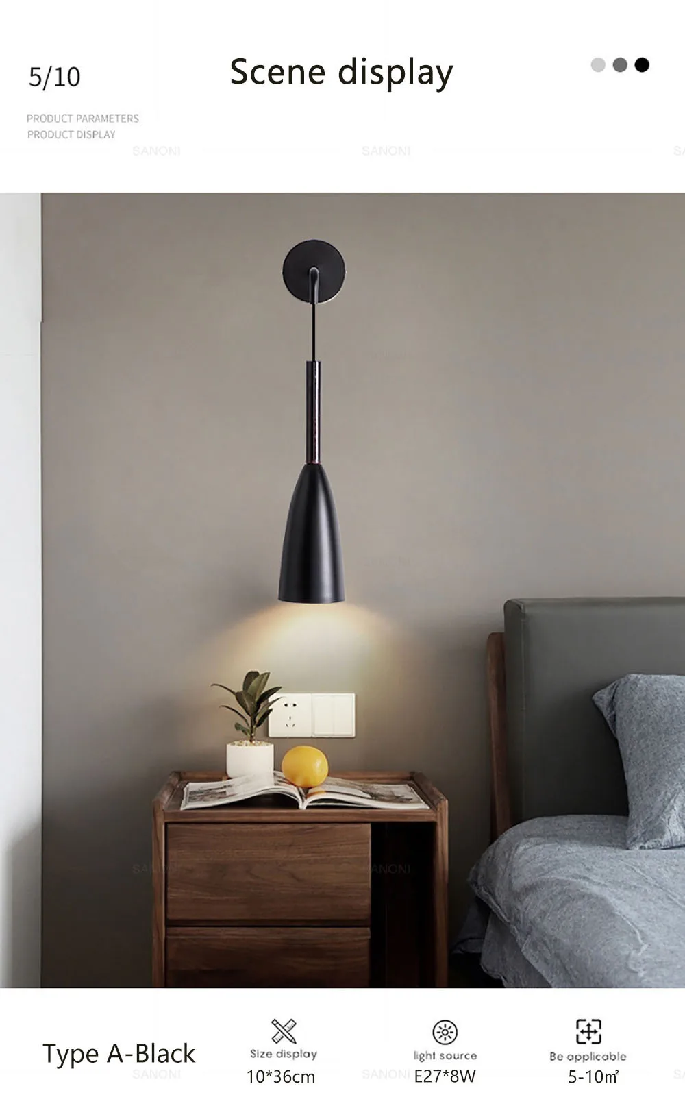 Nordic Wall Sconce Lamp