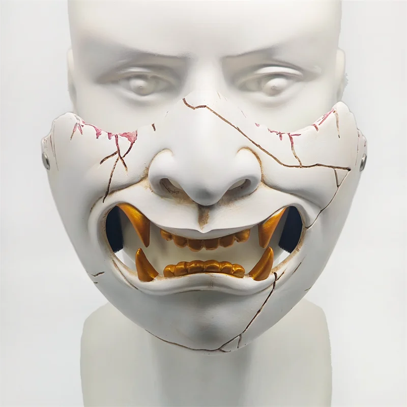 Death Stranding: Mount Yotei | White Resin Mask Cosplay Props 26 Death Stranding Beached Things Resin Mask Cosplay Props