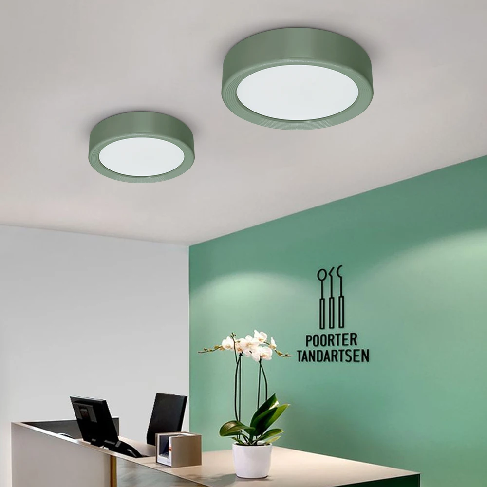Led Ceiling Light Ceiling Light Surface Mounted Ultra Thin LED Ceiling light lamp 220V Colorful LED Modern Panel Light 15W 10W Ceiling Lights For Living Room