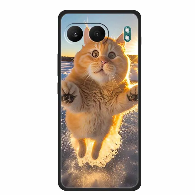 Astronaut Design Soft Silicone TPU Phone Case - Space-Themed Back Cover