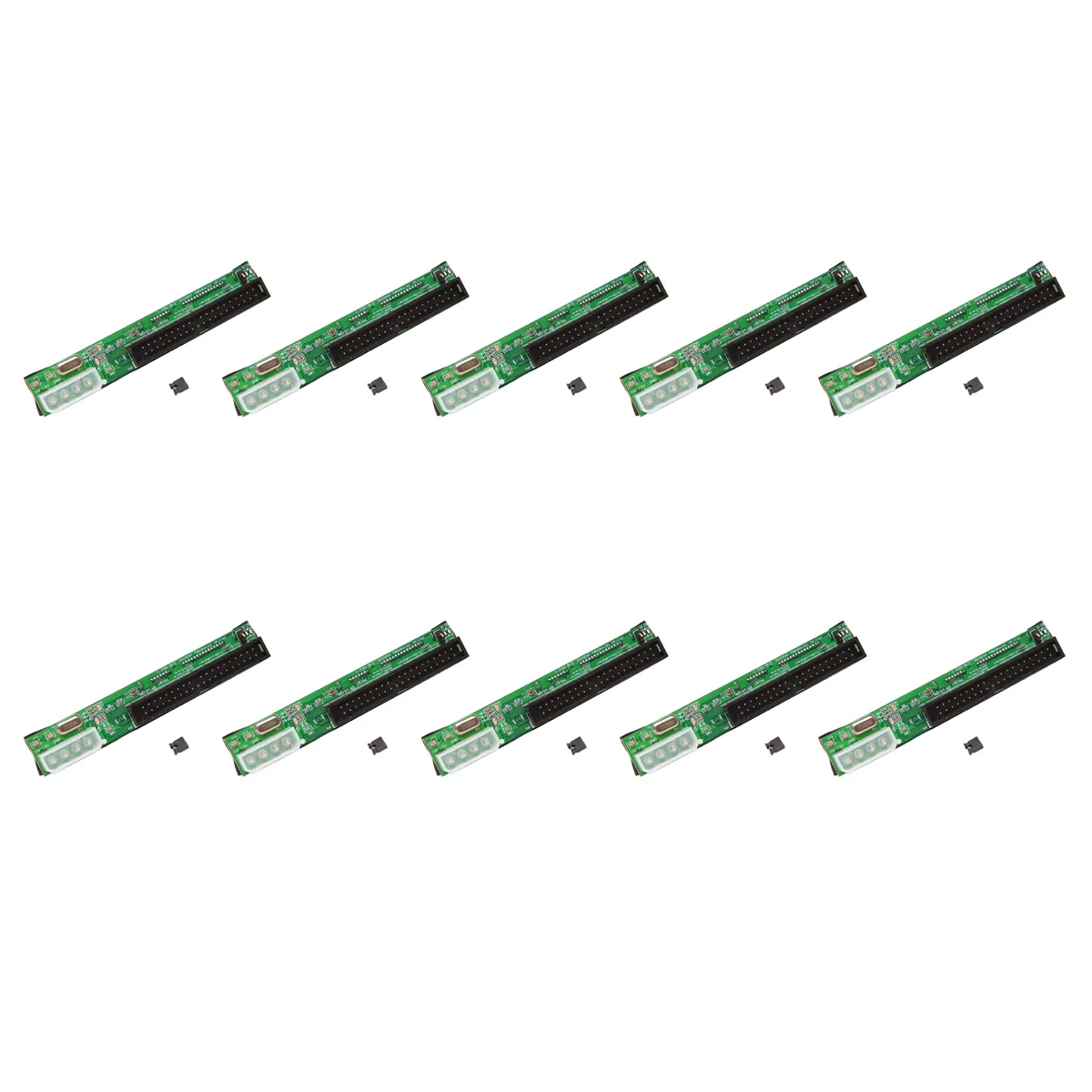 

10X 7+15Pin 2.5 SATA Female to 3.5 Inch Ide SATA to Ide Adapter Converter Male 40 Pin Port for Ata 133 HDD Cd Dvd Serial