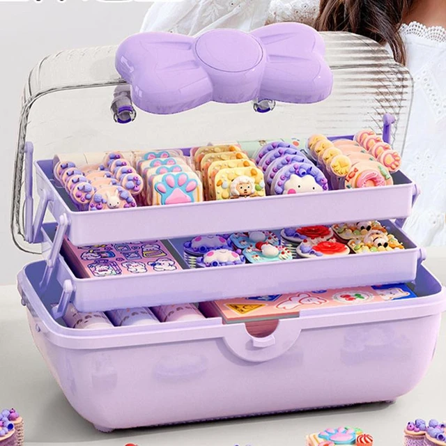 Girls Hair Accessories Storage Box Organizer Girls Head Rope