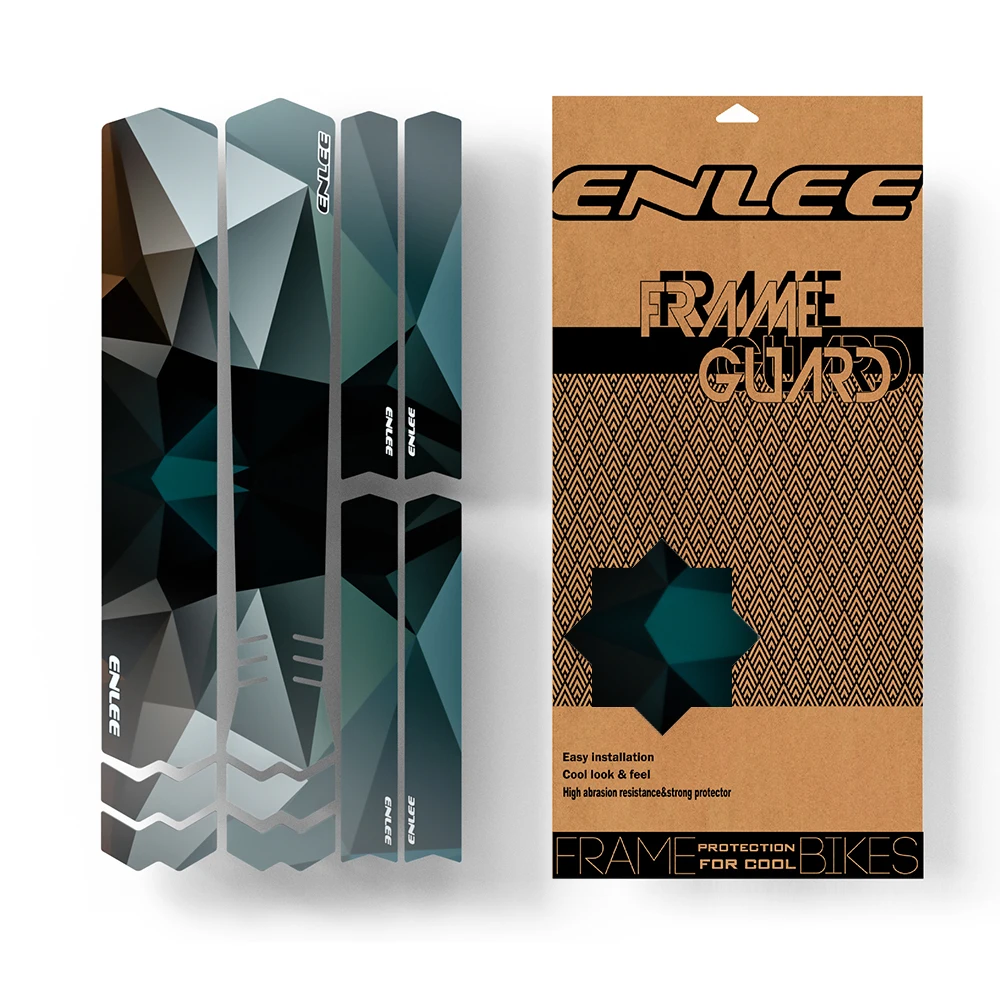 ENLEE TPU 자전거 프레임 보호대 안티 스크래치 자전거 보호 필름 자전거 보호대 두꺼운 스티커 강력한 업그레이드 된 소재
