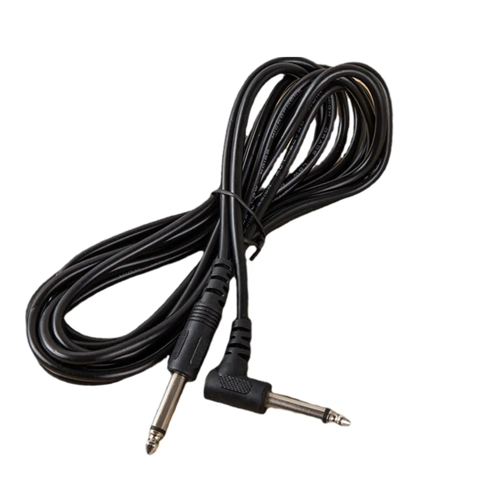 10ftElectricGuitarCableAudioCableBlackGuitarAmpCordBassAmp