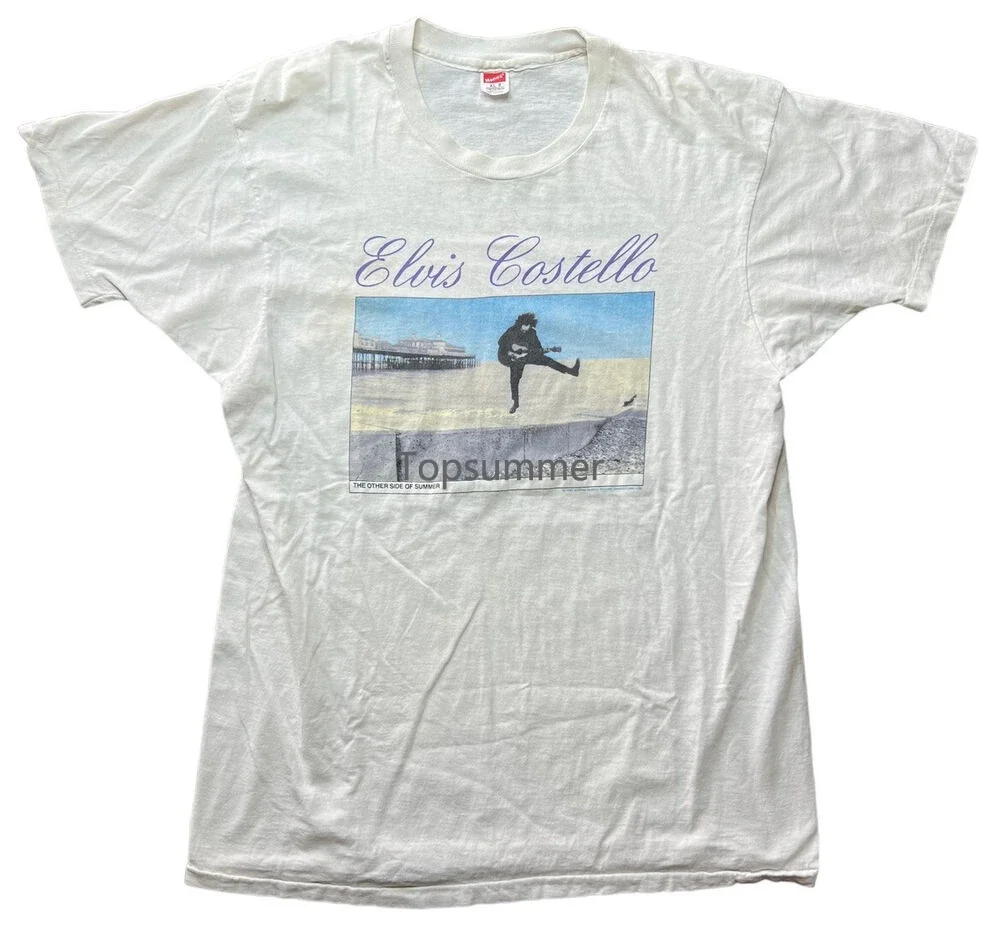 

Vintage Elvise Costello 1991 Tour T-Shirt Xl Single Stitch Rare