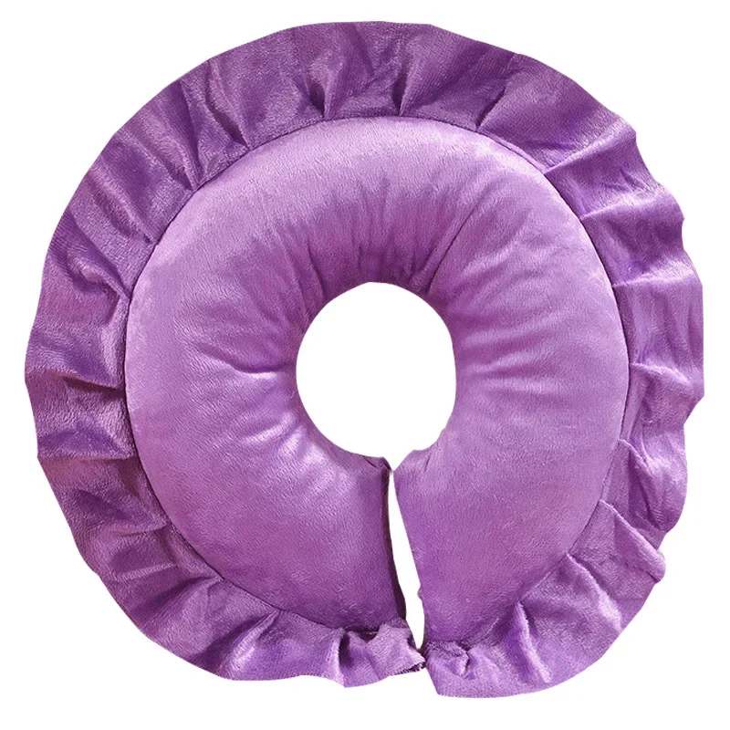 Zipper Removable Facial Massage Sleeping Pillow for Beauty Salon Massage Tool Flower Shape Bed Pillow with Insert Almohada 5