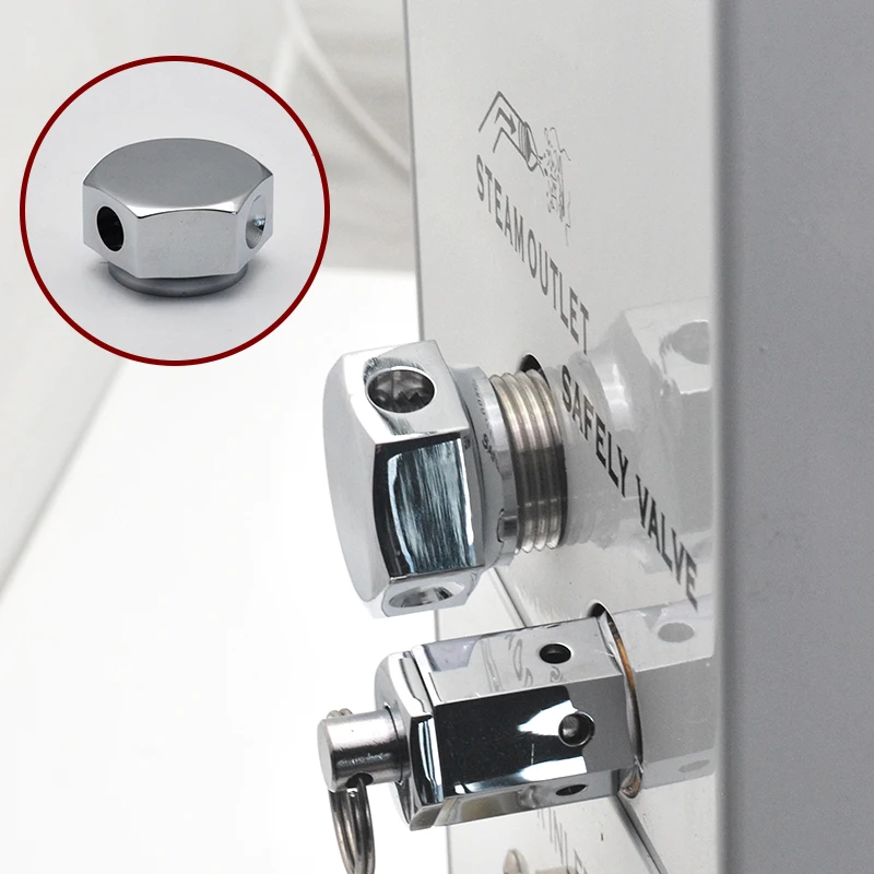 Stainless Steel Steam Nozzle Sauna Accessory Shower Steam Generator Outlet G1/2 G3/4 Size