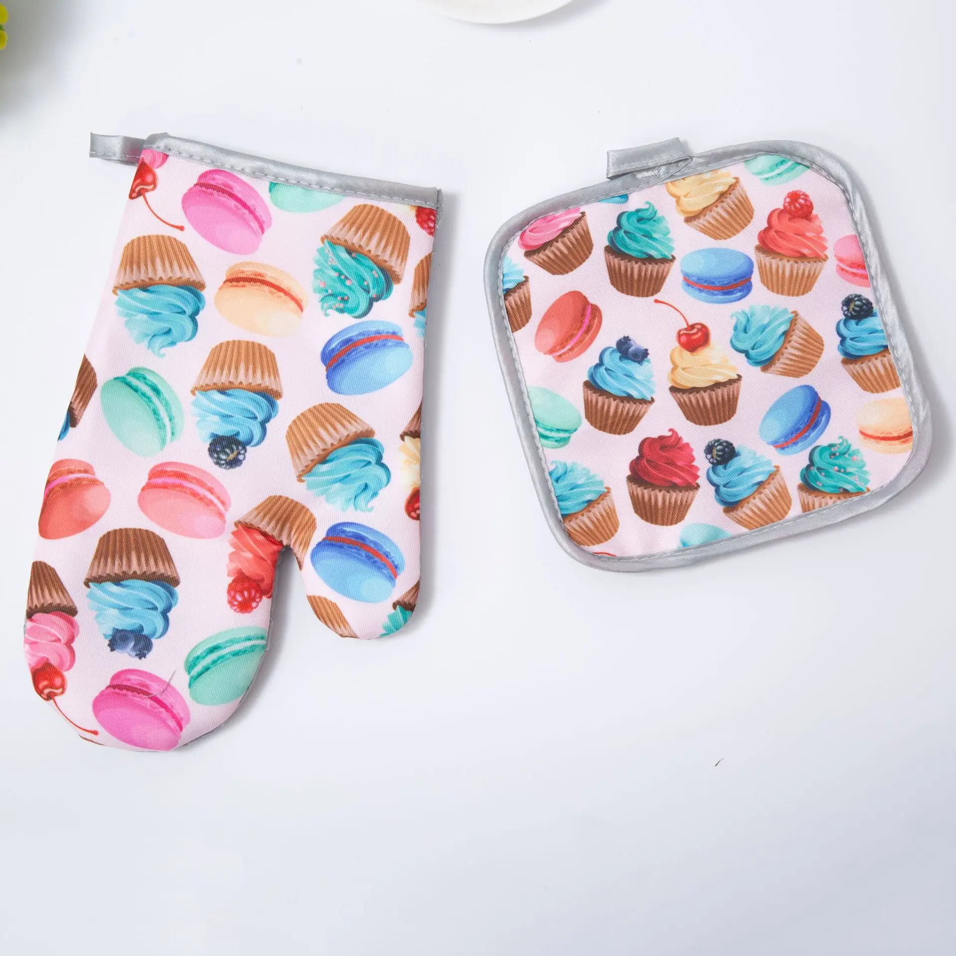 Cotton Kitchen Baking Microwave Gloves Baking Oven Special Anti-scalding Heat Resistant Heat Insulation Glove Accessories kitchen gloves cotton pot holders