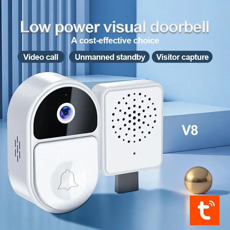 Дверной звонок Tuya VisualV8v9