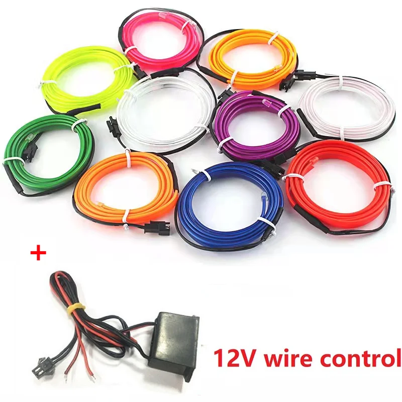 ตัวเลือกสินค้า สายไฟ LED ยืดหยุ่น ตกแต่งภายใน 12V นีออน ใช้ USB ได้