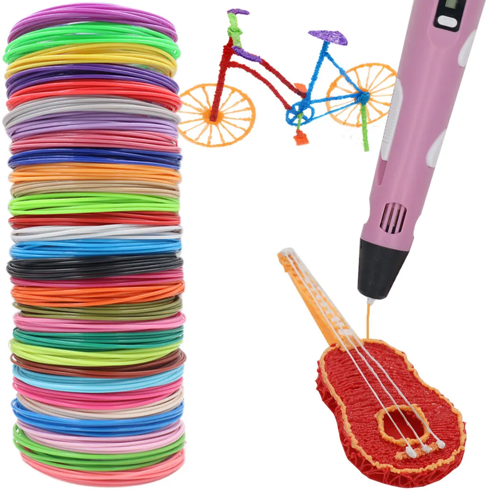 PLA Filament for 3D Pen Printing 10/20/30 Colors Diameter 1.75mm 200M Odorless Safe Plastic Refill for 3D children Printing Pen 3d printing pen filament