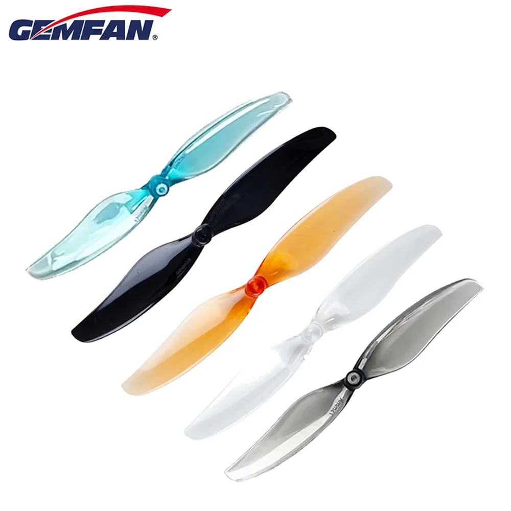 4 Paar Gemfan 75mm 2-Blatt PC Propeller 1mm 1,5mm für Tello FPV Freestyle 3-Zoll Hurricane Drohne Ersatz DIY Teile