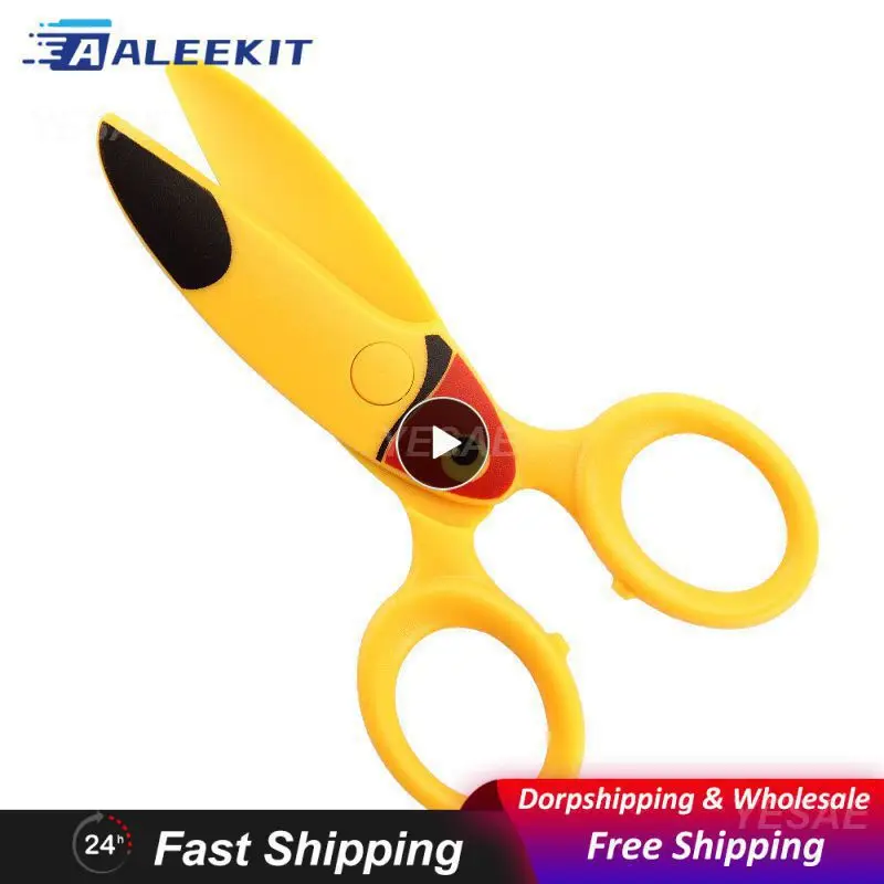 

Childrens Scissors Does Not Hurt Hands Safety Kindergarten Design For Kids Educational Supplies Handmade Scissors Cartoon