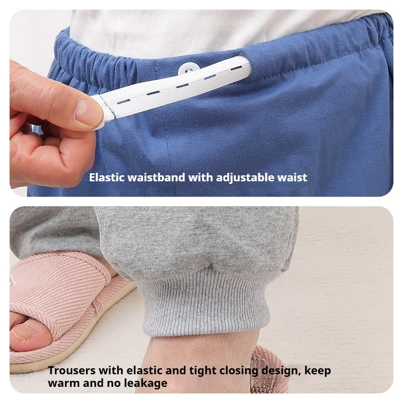 Elderly Incontinence Pants Washable Cotton Reusable Absorbent Leakproof Adult Diaper Shorts Urinary Care Underwear for Seniors 4