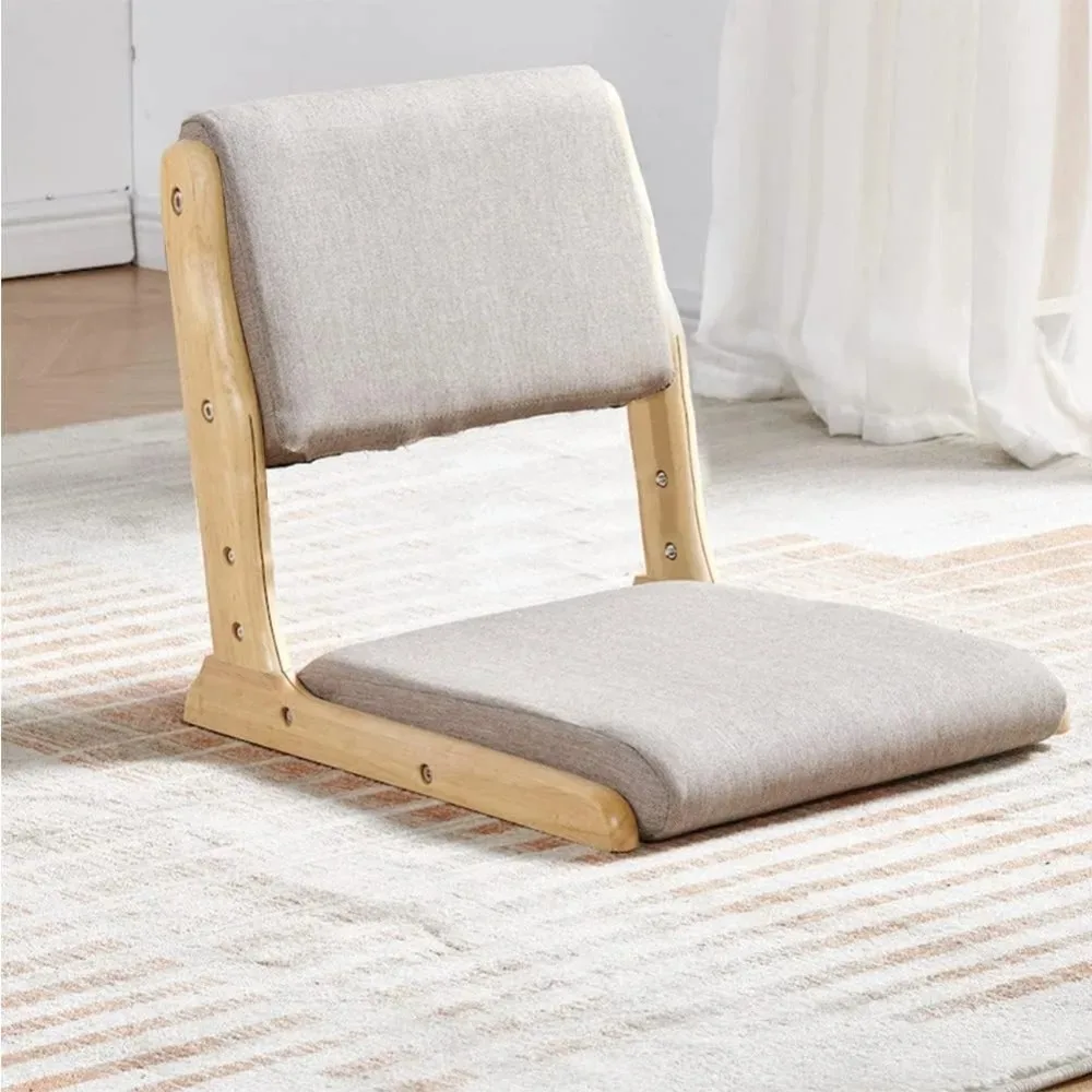 Chair Accent Furniture,Foldable Meditation Floor Chair, Living Room Chair Floor Seat, Portable Japanese Legless