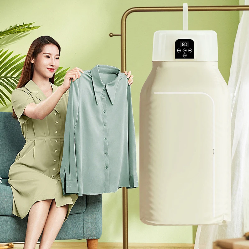 Trip Foldable Clothes Dryer Portable Folding Travel Dormitory Home Adult Baby Smart Clothing Dryer Sterilization Hot Wind 3